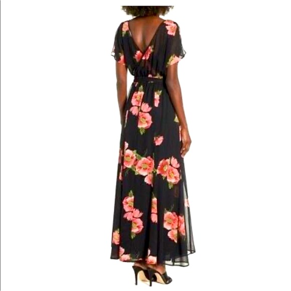 Row.A Floral Tie-Back Maxi Dress - Picture 3 of 9
